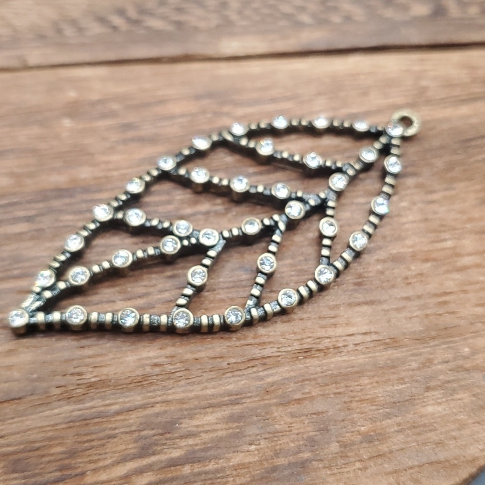 Crystal‎ rain bohemian lace pendant